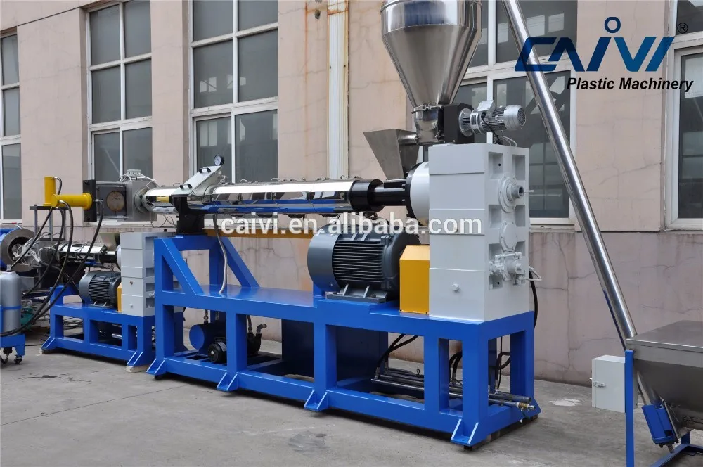 Waste Granulator Recycled Plastic Granules Machine For Bottle Flakes