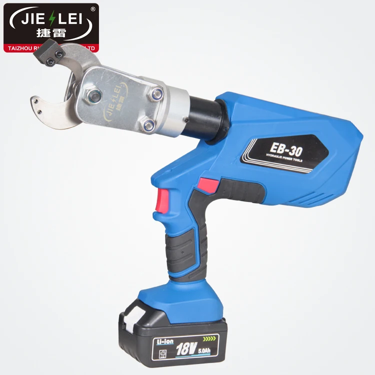 EB 30 battery powered hydraulic cutting tool cu al cable scissor set