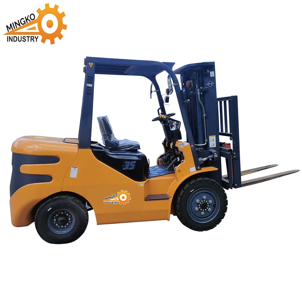 Best China Fork Lift Diesel 3 ton 3.5ton Diesel Forklift Truck With Famous Engine