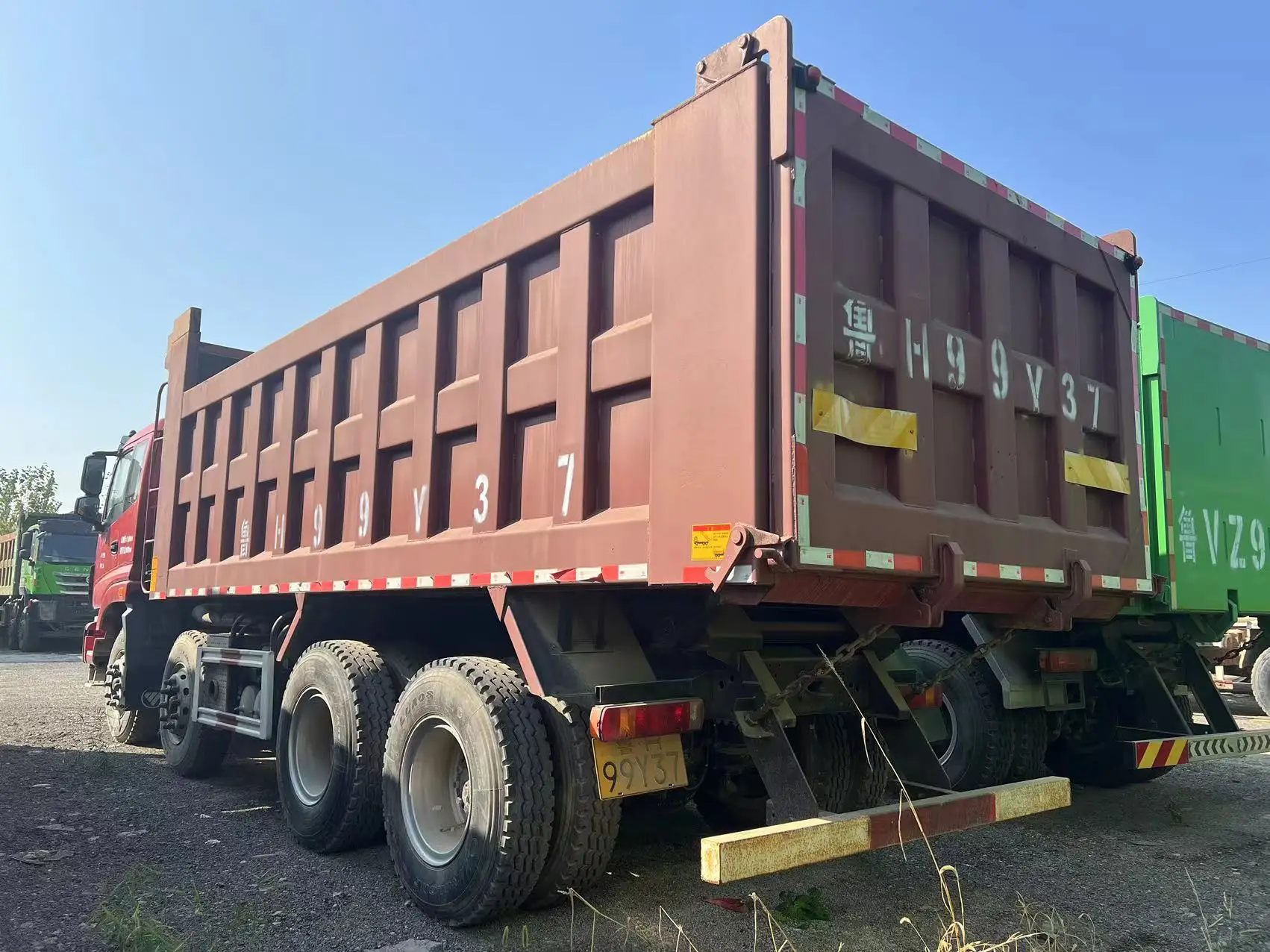 High quality second-hand Foton 8x4 20 ton 30 ton heavy-duty dump truck for sale