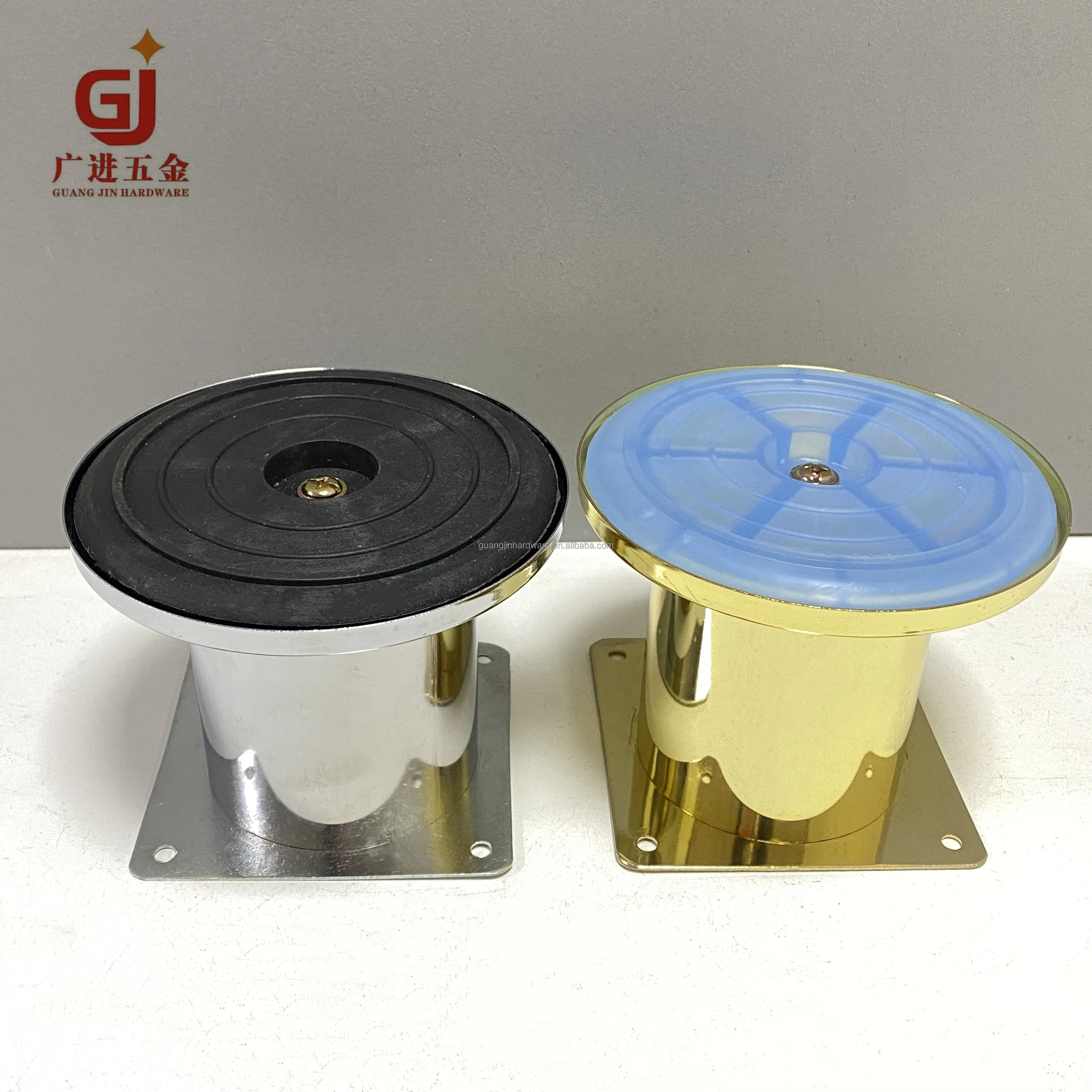 GJ-021 Hot Sale Furniture Hardware Round Sofa Leg For Bed And Cabinet Leg
