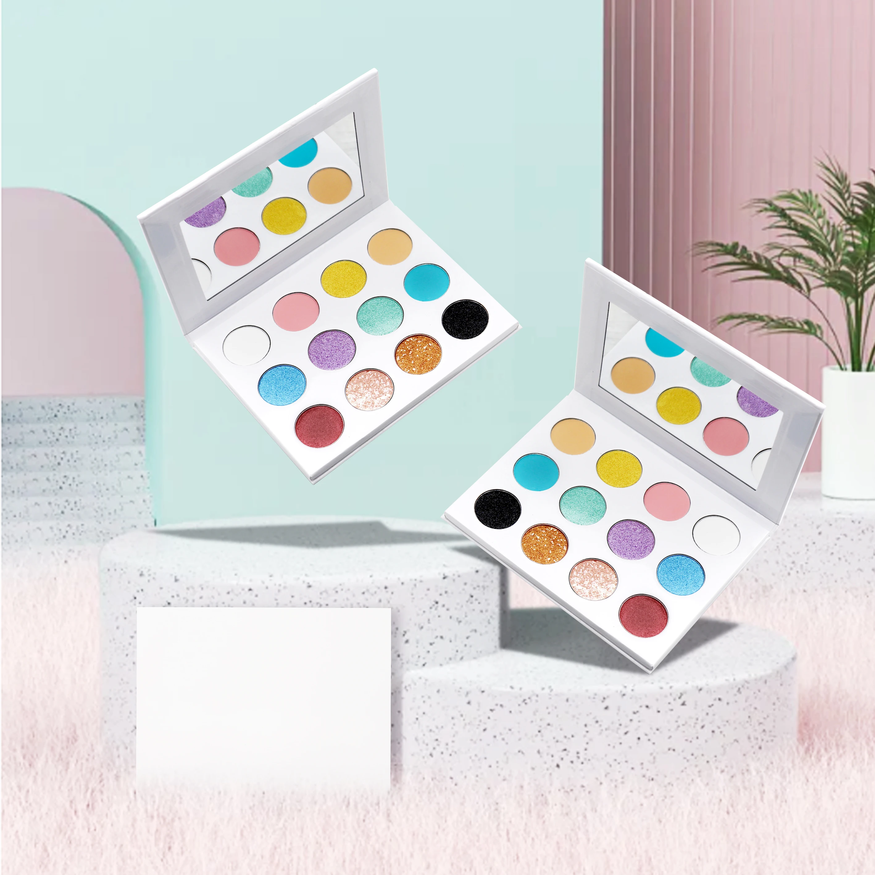 DIY high pigment 700 colors eyeshadow palette makeup private label cosmetics eye shadow palette 12pans