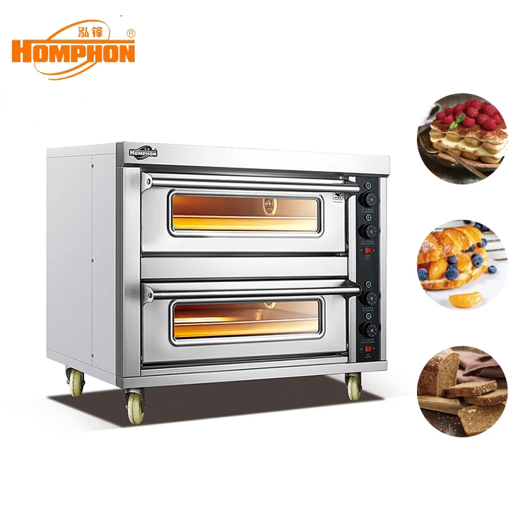 Homphon WFC-202D 2 Deck 2 Trays Electric Complete Bakery Equipment Machine for Sale Oven Bakery