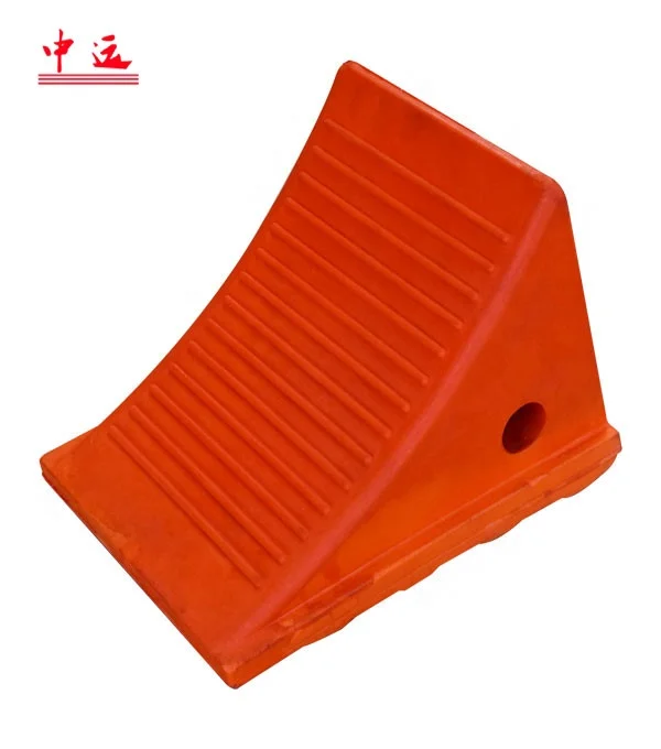 30 T безопасности дорожного движения оранжевый уретан колеса Chock