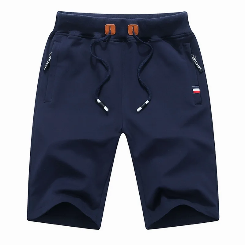 100% cotton summer hot selling custom logo men blank shorts sport shorts 2021