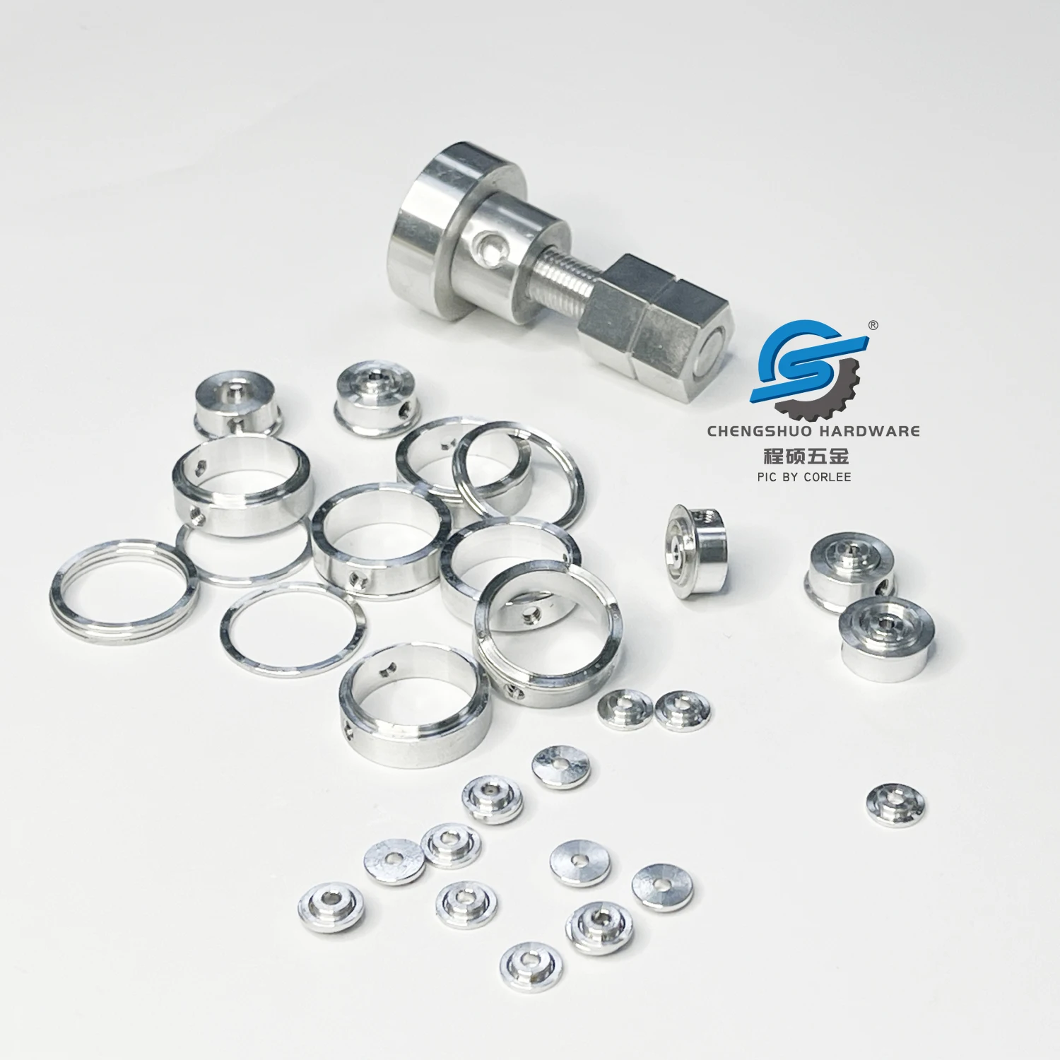 Custom Aluminum Adapter Rod CNC Machining Services Factory Turning Milling Chengshuo Hardware Machined
