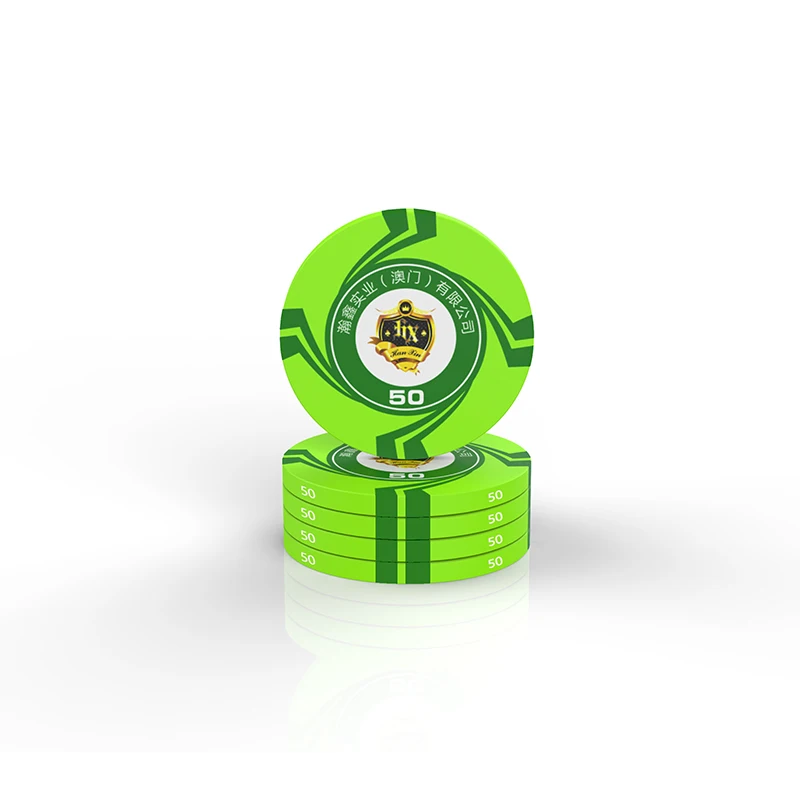 Custom Design Fichas Poker Chips Ceramic Material