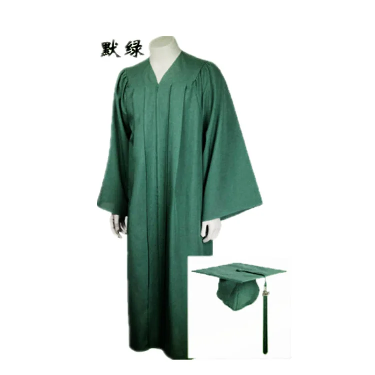 Custom Unisex graduation dress tassel set graduation gown cap tassel set for high school & Bachelor