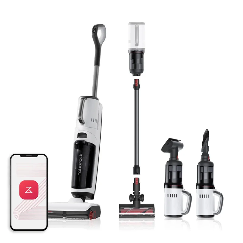 Roborock Dyad Pro Combo Wet Dry Vacuum Cleaner 5-in-1 Cordless Vacuum For Multi-surface 17000pa Suction Self-cleaning And Drying