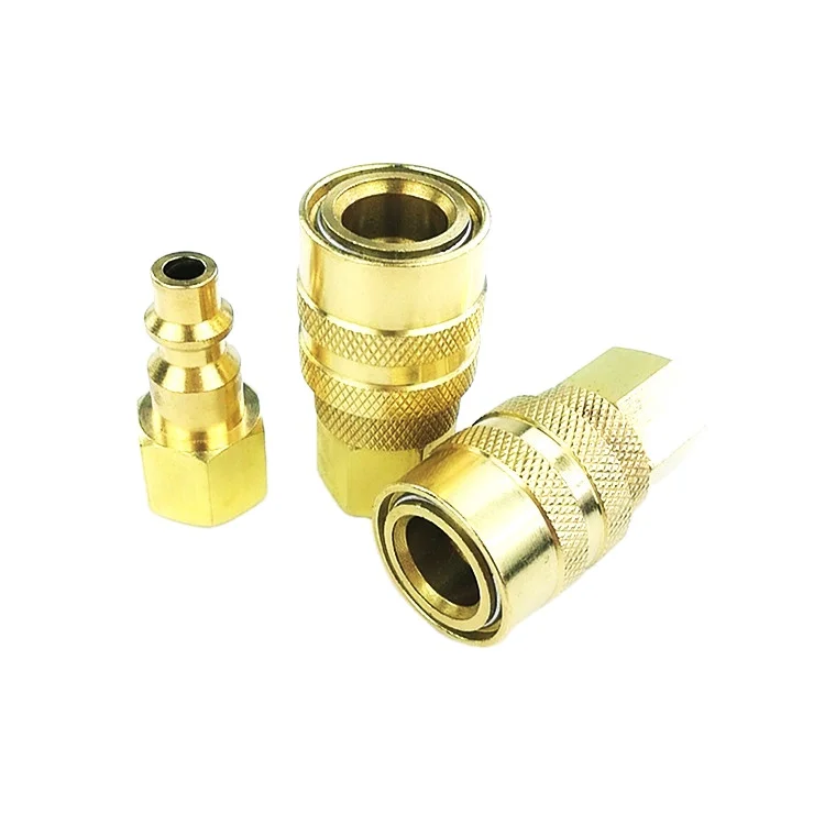  Hot sale type M02-SF-02B Milton style brass nipple air hose quick release connector coupler pneumatic
