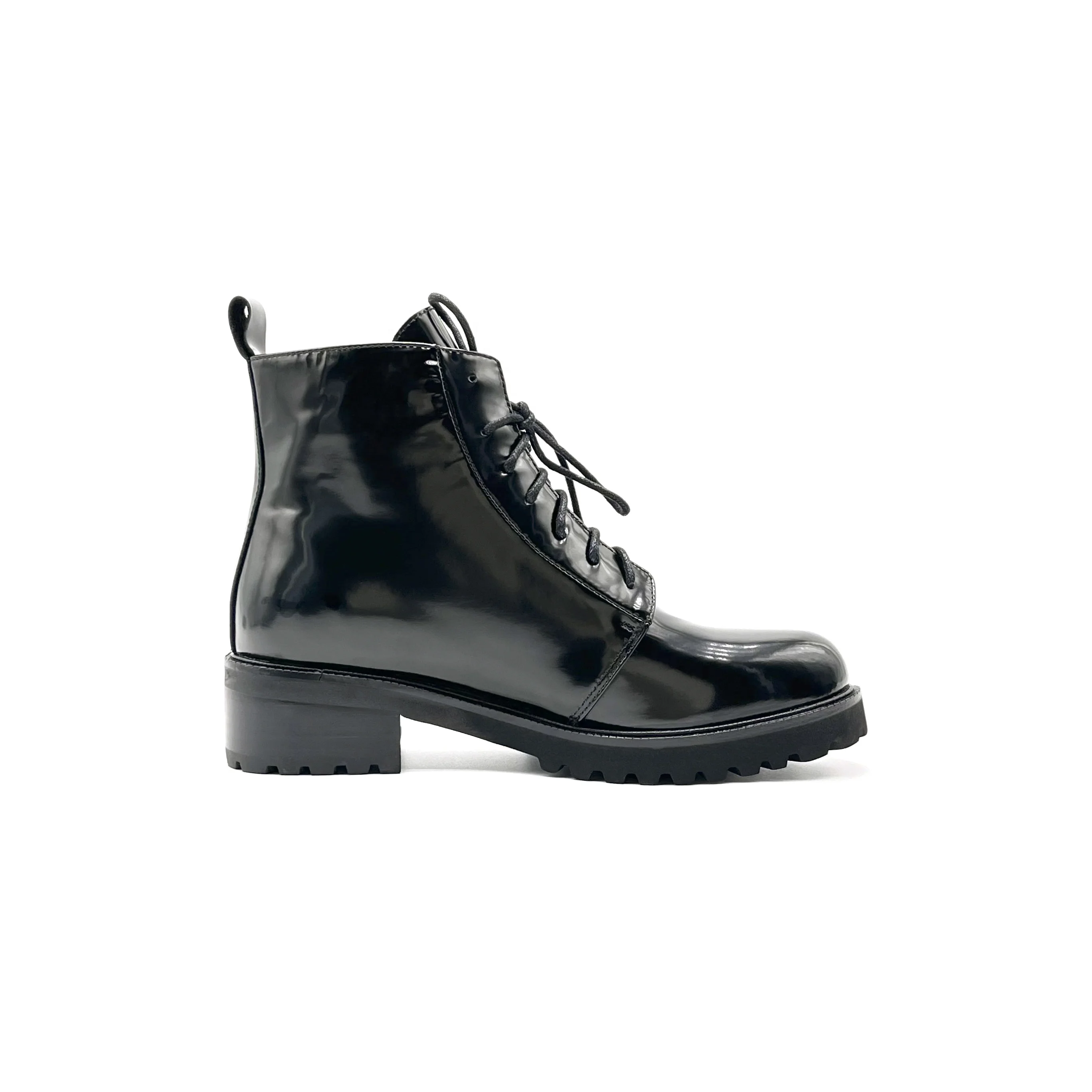 Wholesale High Quality Snow Boots Fashion Designer Lace Up Leather Boots Women Shoes