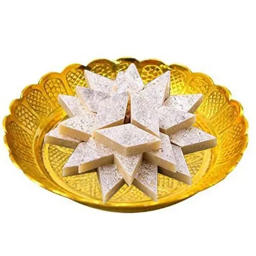 Export Wholesale  High Quality Home Kitchen Custom Cooking Pot Brass Plate Handcrafted, Sweet Plate. Brass Plate Diameter 6 Inch