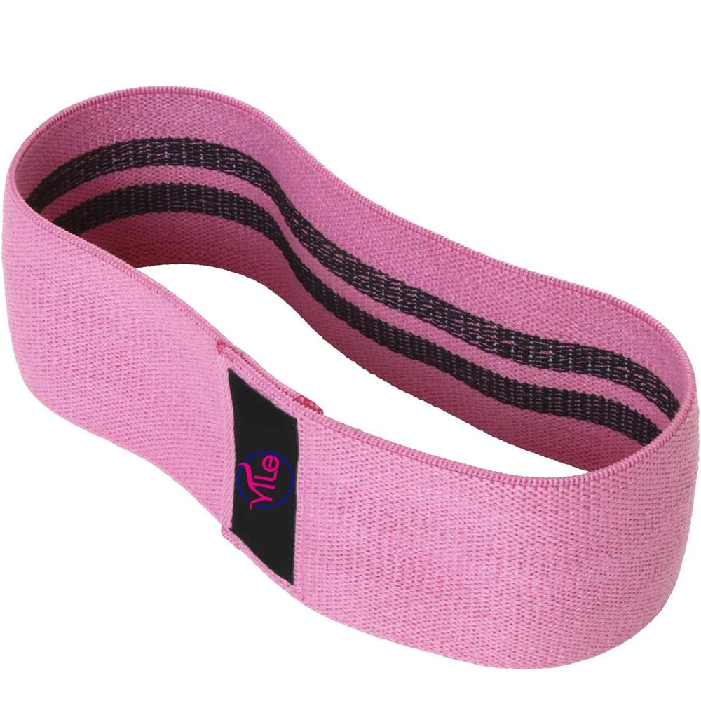 Custom exercise fitness gym fabric elastic resistance bands set with logo