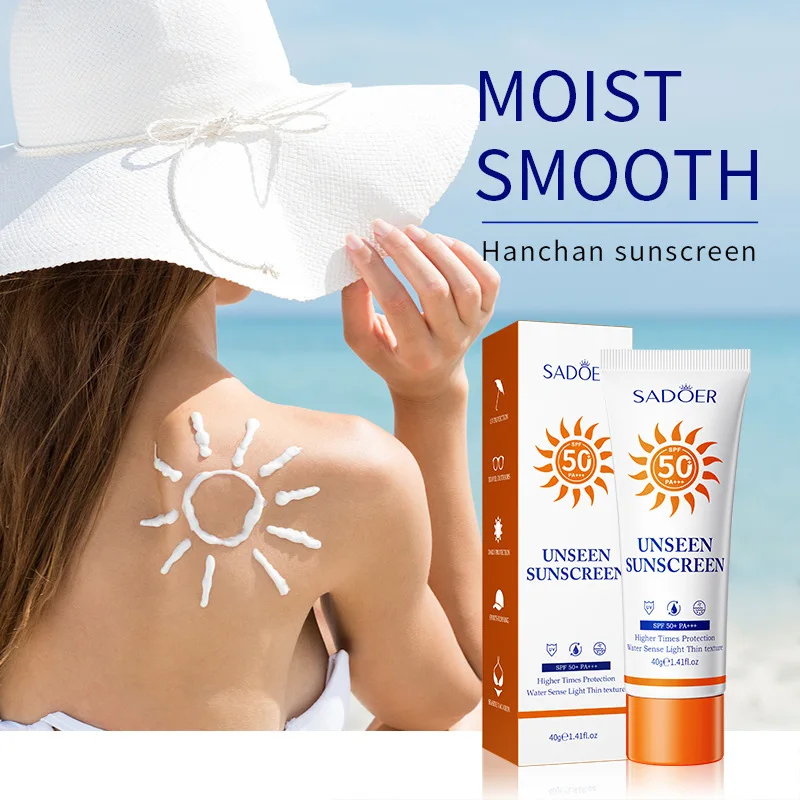 SADOER  SPF50+ Anti-ultraviolet Waterproof Moisturizing Sunscreen Milk Anti-Sweat Moisturizing Isolation Cream Makeup Primer