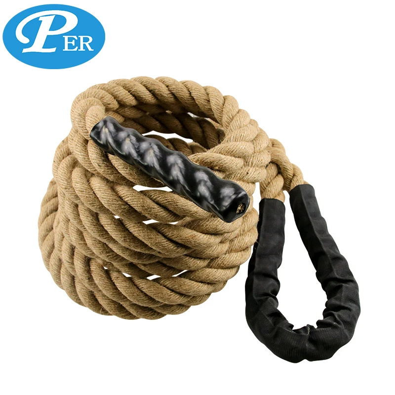 
High quality GYM training equipment hemp durable gym climbing rope 