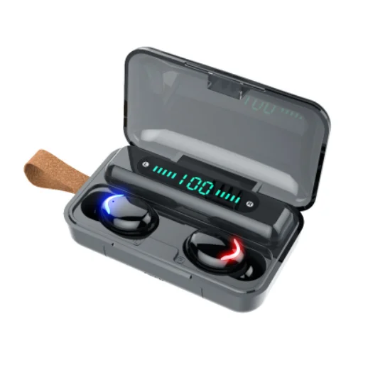 LED Power Display Invisible Wireless Sport Headphones With Power Storage Wireless BT 5.0 Waterproof Earphone Waterproof Earbuds