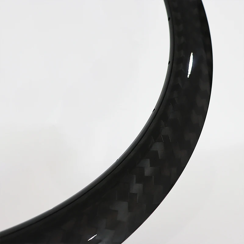 Road Bike Full Carbon Fiber Rims 700C 26mm Width Gravel Bicycle Rims Asseamble Wheels Tubeless Clincher Tubular T700 T800