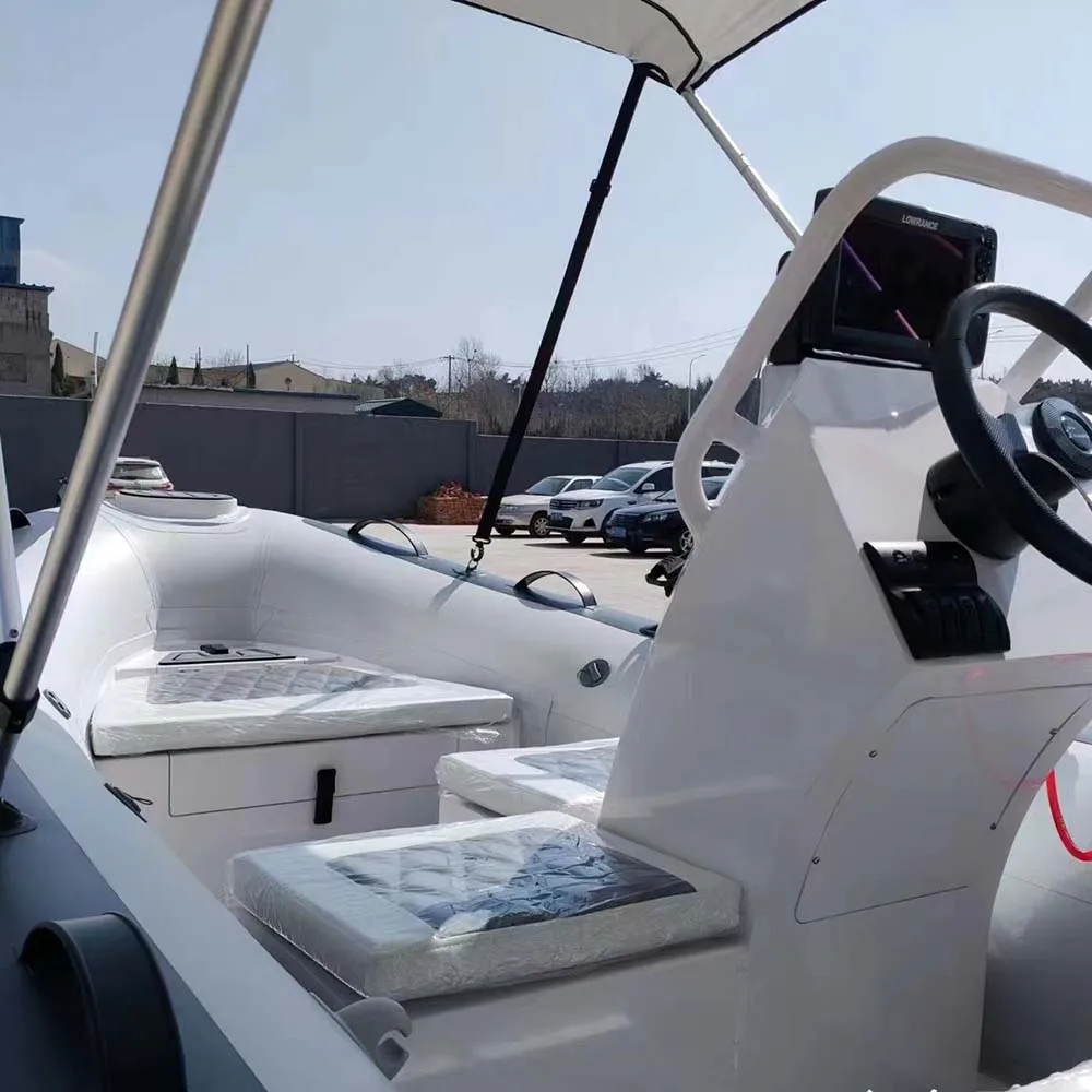 13ft RHIB390 Aluminum Rib PVC/Orca/Hypalon Inflatable Rowing Boat