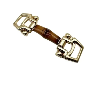Antique Metal Bamboo Decorative Shoes Chain Buckle Shoe Accessories For Men Leather Shoes