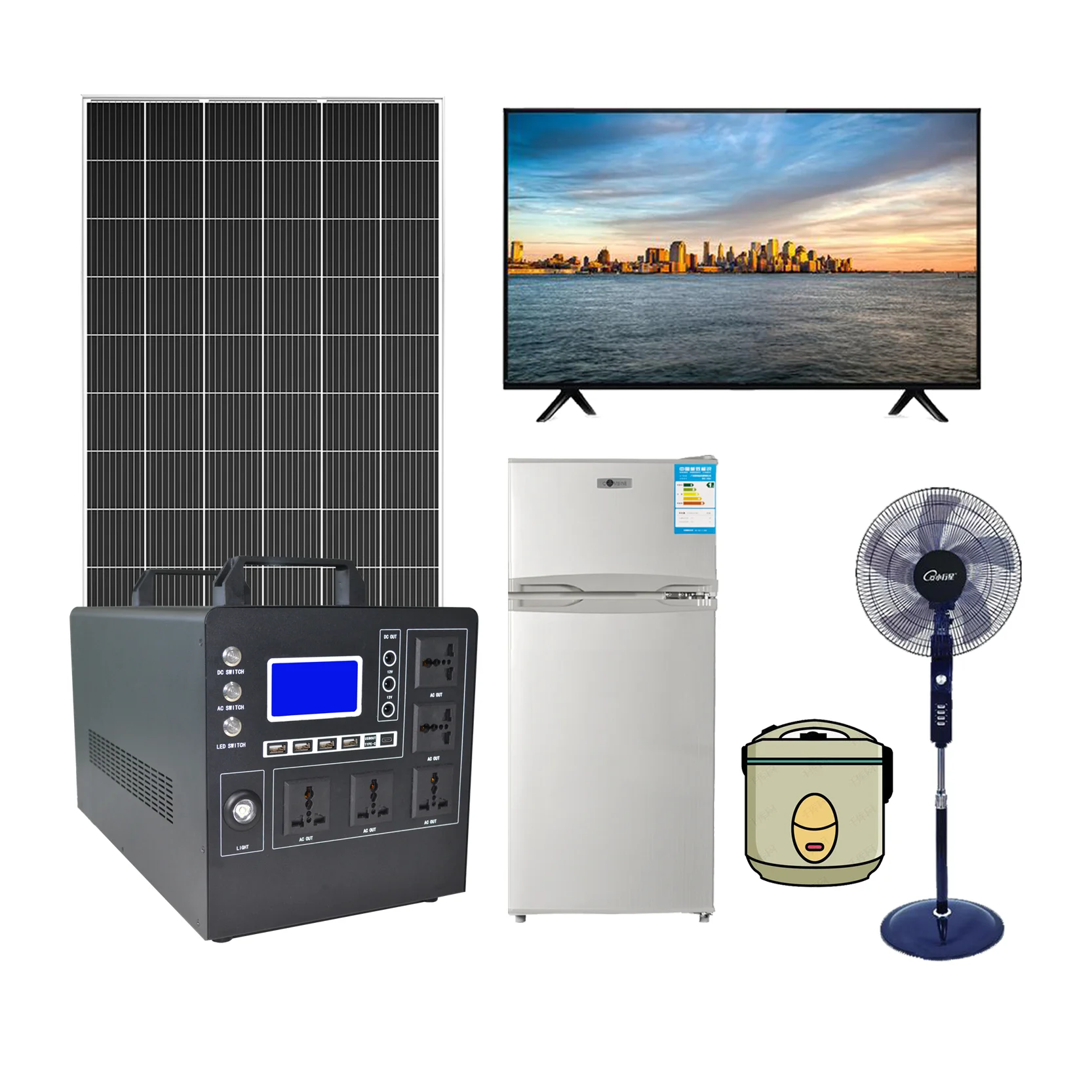 High Quality Lithium Energy Storage System Portable Power Station With Inverter Mini Solar Generator