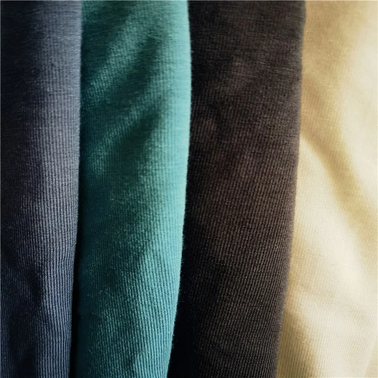 95% Bamboo 5% Spandex Stretchy Bamboo Fabric For Clothing