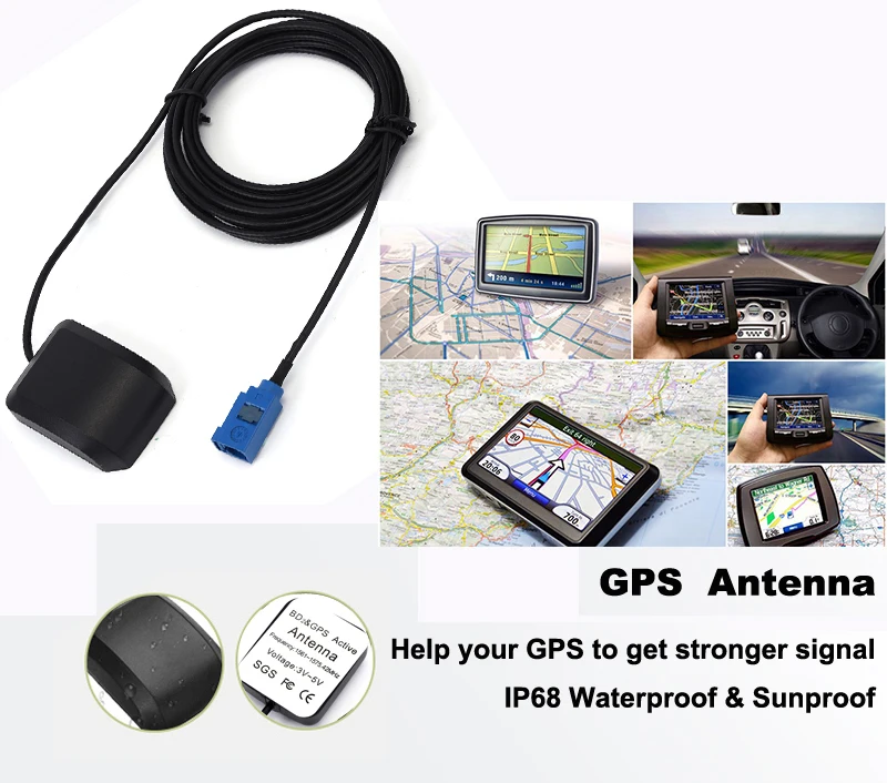 Factory price 1575.42MHz gps antenna IP68 Waterproof & Sunproof Internal Navigation Auto Aerial Car Antena