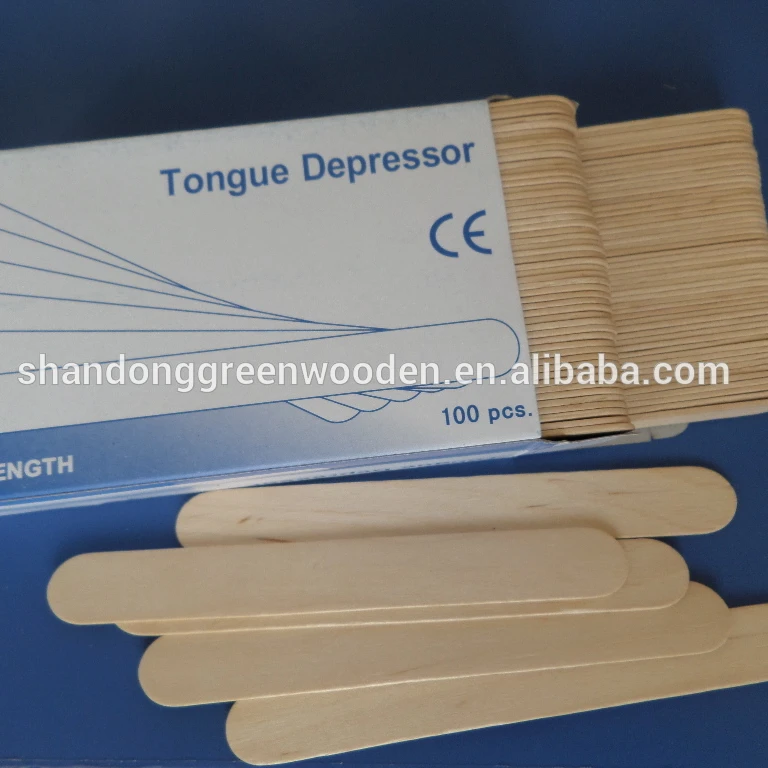 High Quality Vaginal double ended wooden made waxing spatula for adult and children