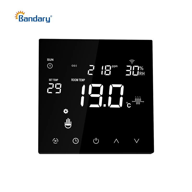 Tuya WiFi Smart Touch Screen Thermostat Electric Floor Heating Water Floor Heating Gas Boiler Thermostat Temperature Controller