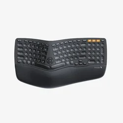 ProtoArc EK01 Dual Mode Computer Office Silent Blue tooth Ergonomic Rechargeable Wireless Keyboards Keyboard