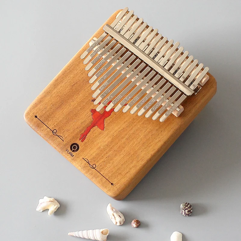 17 Key Finger Piano Solid Wood High-performance Protective Box Tuning Hammer Kalimba Thumb Piano Mbira Toy Musical Instrument