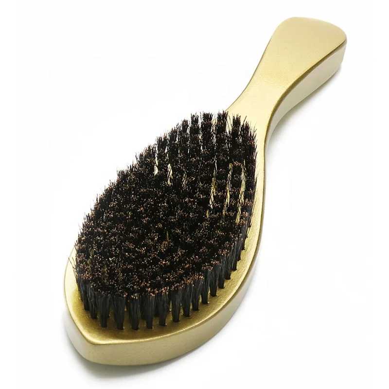 Gold soft medium hard curve 360 waves brush