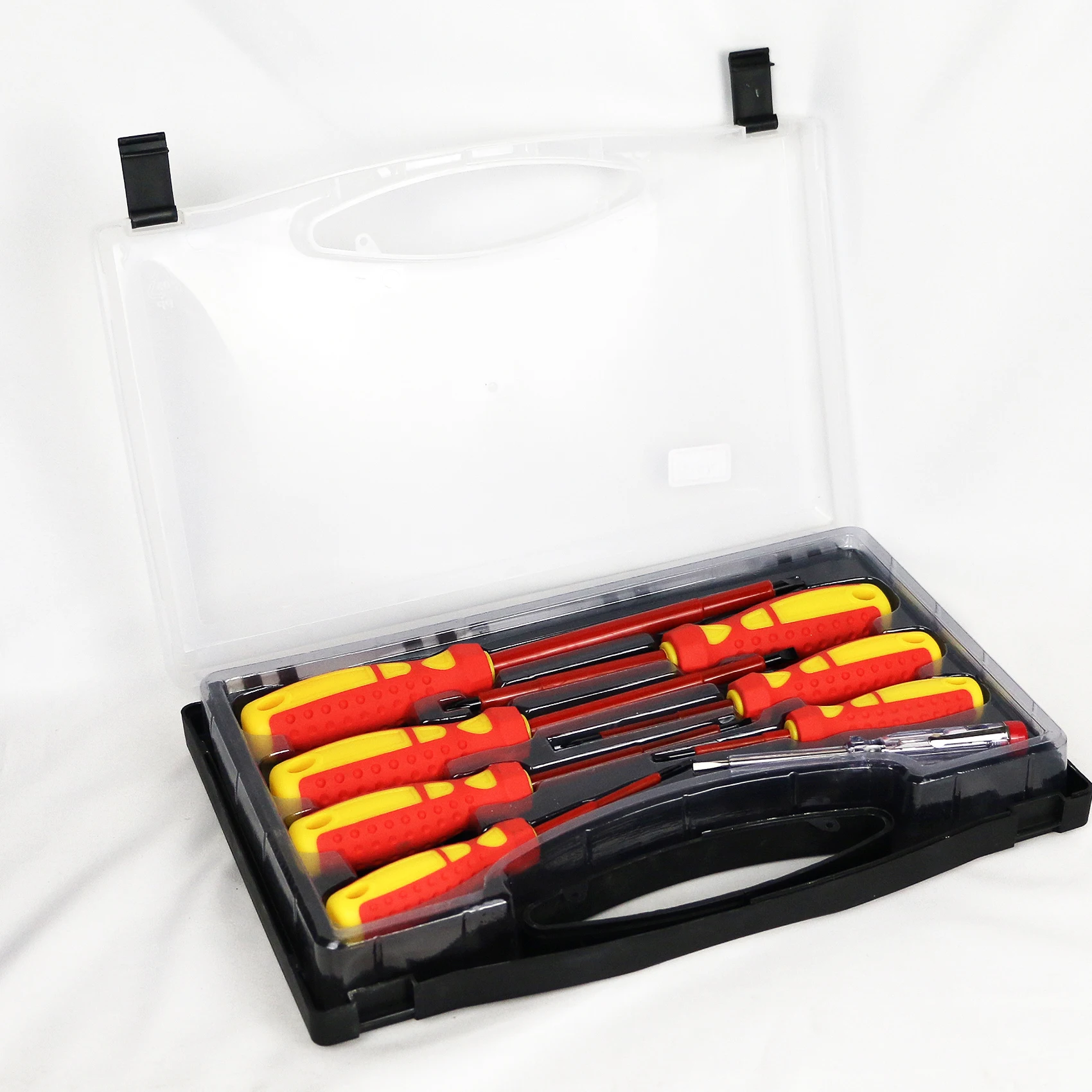 1000v 8pcs Phillips Slotted Bit Magnetic Tip Electrician Screwdriver Set Vde Insulated Screwdriver Set