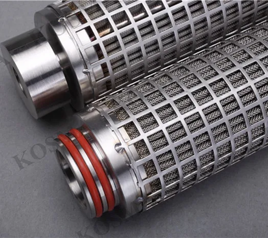 Factory Custom Liquid Gas Filter 1 to 100 Micron Porous Stainless Steel 304 Sintered Metal Filter for Coconut Oil Filtration