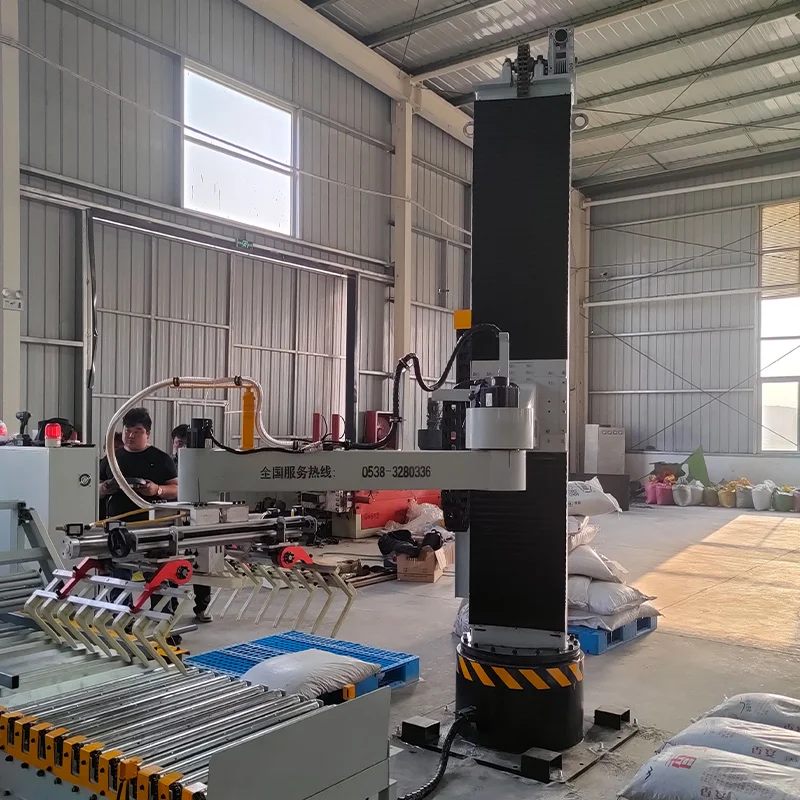 Palletizer carton block bag clip hand automatic palletizer manipulator animal food palletizer