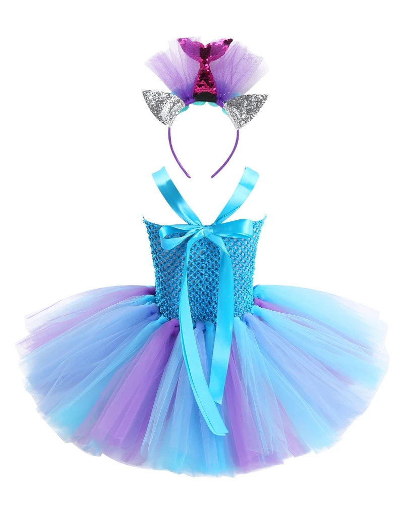 
Hot Selling Girl Princess Mermaid Dress Costume Party Princess Party Halloween costume Cosplay Dress 