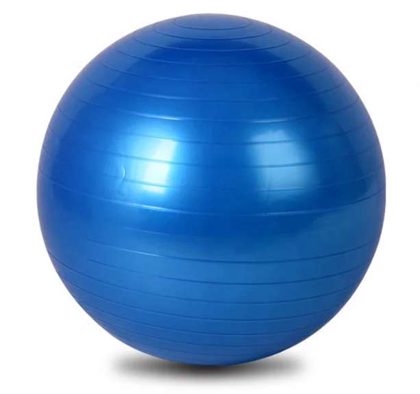 High Quality Eco-Friendly PVC Gym Fitness Ball round 45cm 55cm 65cm 75cm 85cm Yoga Pilates Exercise Ball with Custom Logo