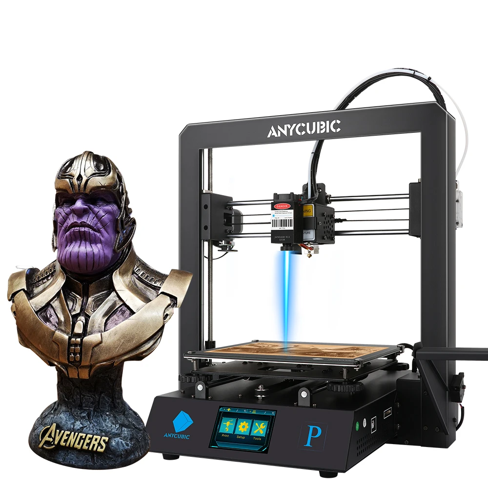 Большой Металлический Лучший персональный настольный fdm 3D-принтер Mega Pro для домашнего использования