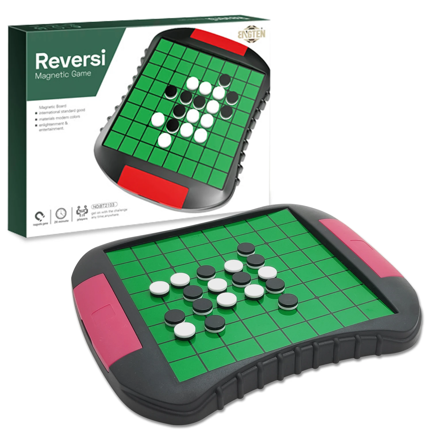 YongnKids Funny Magnetic Go Games Chinese Weiqi Game Reversi Magnetic Game