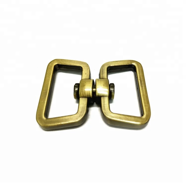 Swivel Double Ring Buckle For Handbags Hardware Swivel Buckle