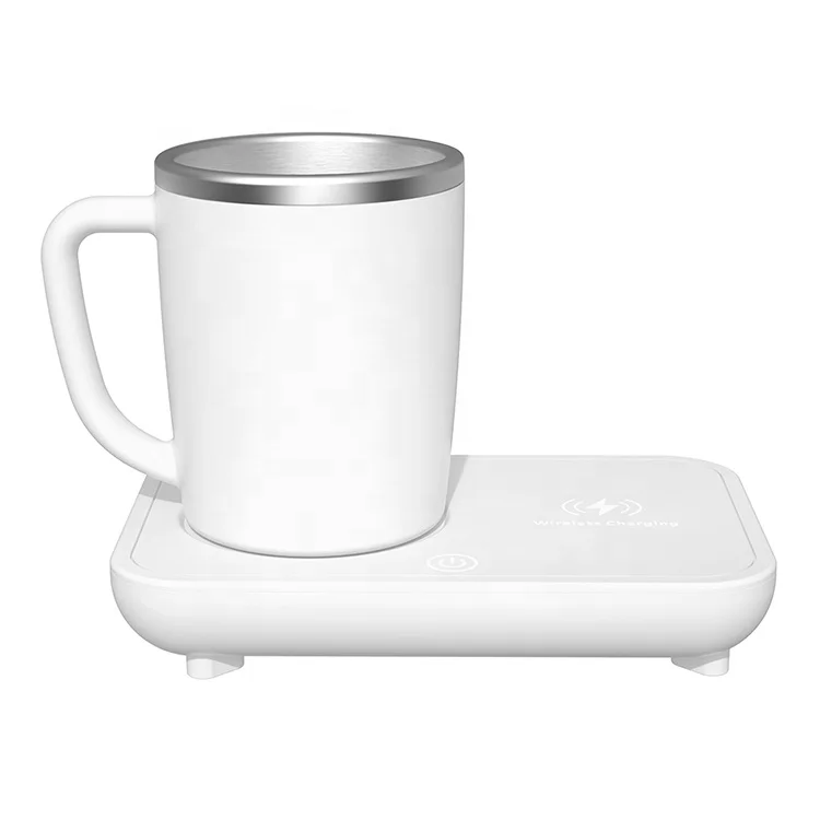 Christmas Gift 36W Desk Mobile Wireless 15W Fast Charger with Mug Warmer/Drink Cooler 3in1 for Home & Office