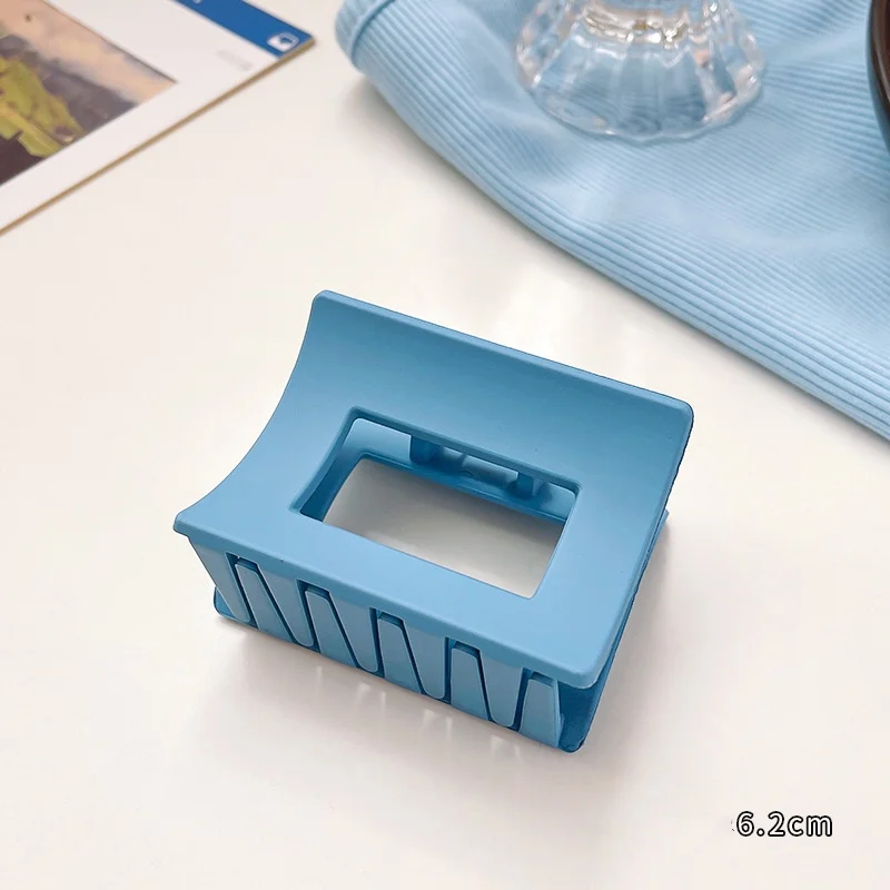 Matte Extra Large Rectangle Hair Clips for Women Oversized Plastic Claw Clips for Thick Long Hair Non-Slip Hair Accessories