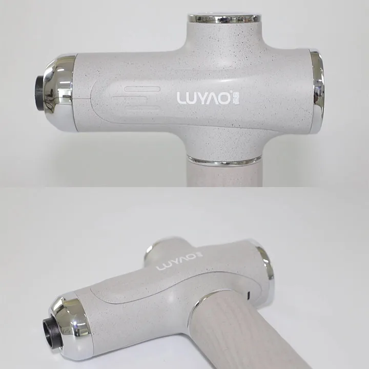 LUYAO 677A Dropshipping Portable Body Gun Massager Sports Professional Percussion OEM Muscle Vibrated Massage Gun