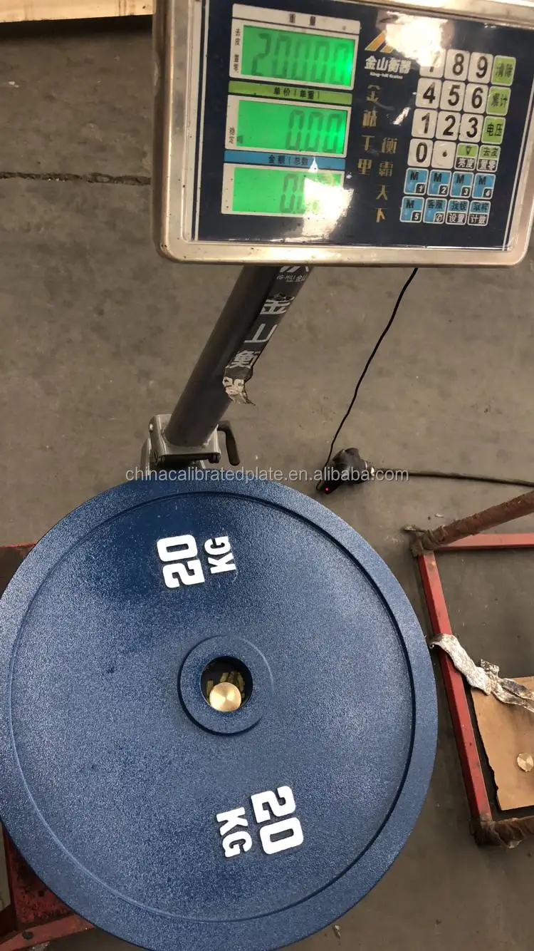 Calibrated Steel Plate free weights for training gym equipment weight plates Powerlifting Plates