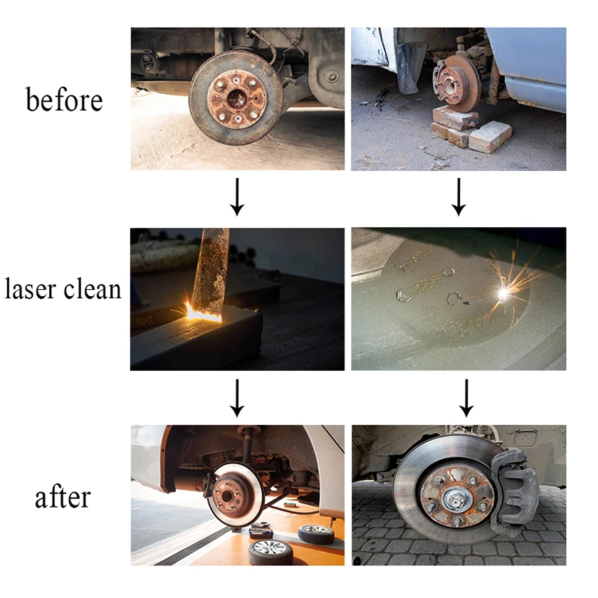 Factory Price 1500w Laser Cleaning Machine Cleaner Dual Axis 3000w Rust Removal Metal Wood Paint