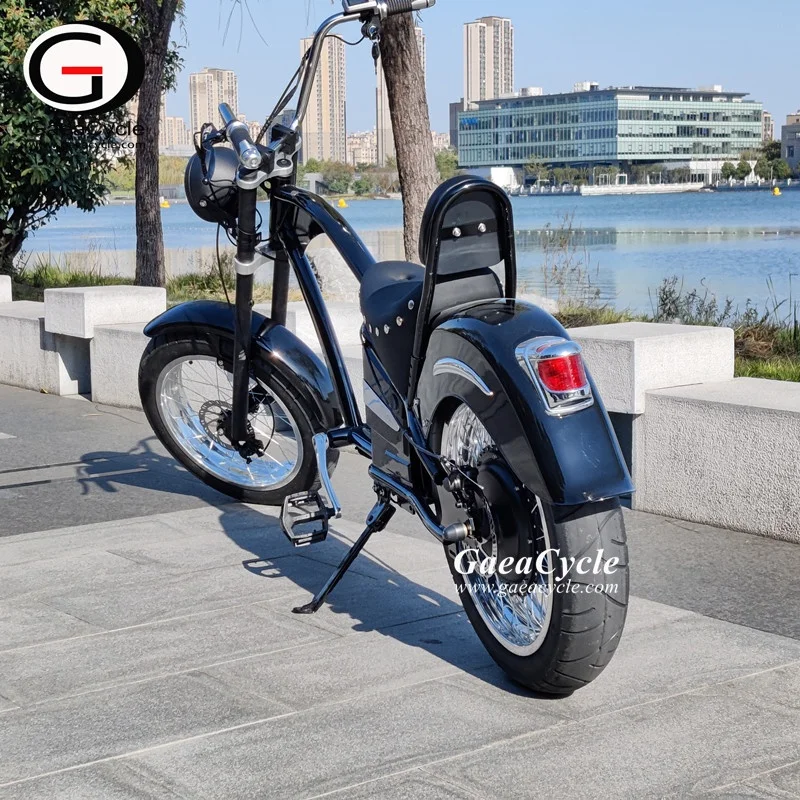 Gaea 2020 hot sale vintage fat bike electric chopper electric bicycle electric motorcycle 1000w e bike