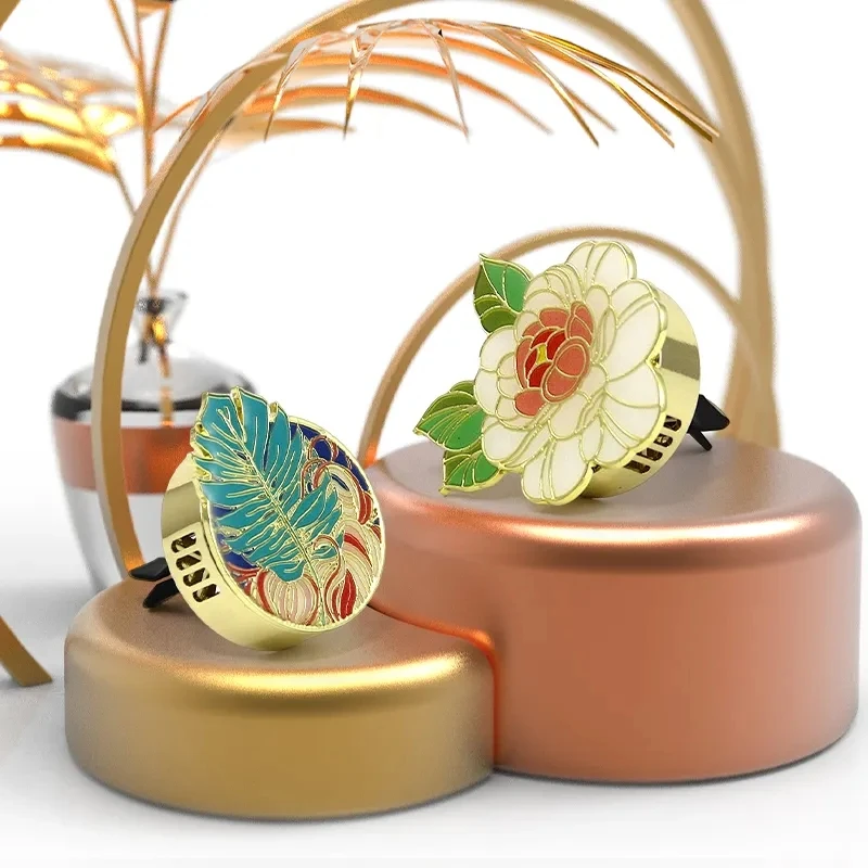 Flower Shape Car Air Vent Perfume Air Freshener Flavoring Smell Aroma Car Perfumes Air Freshener Parfum Car Accessories