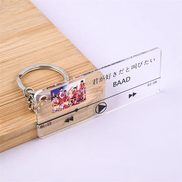 Модный акриловый двухслойный дешевый Пользовательский логотип Музыкальный