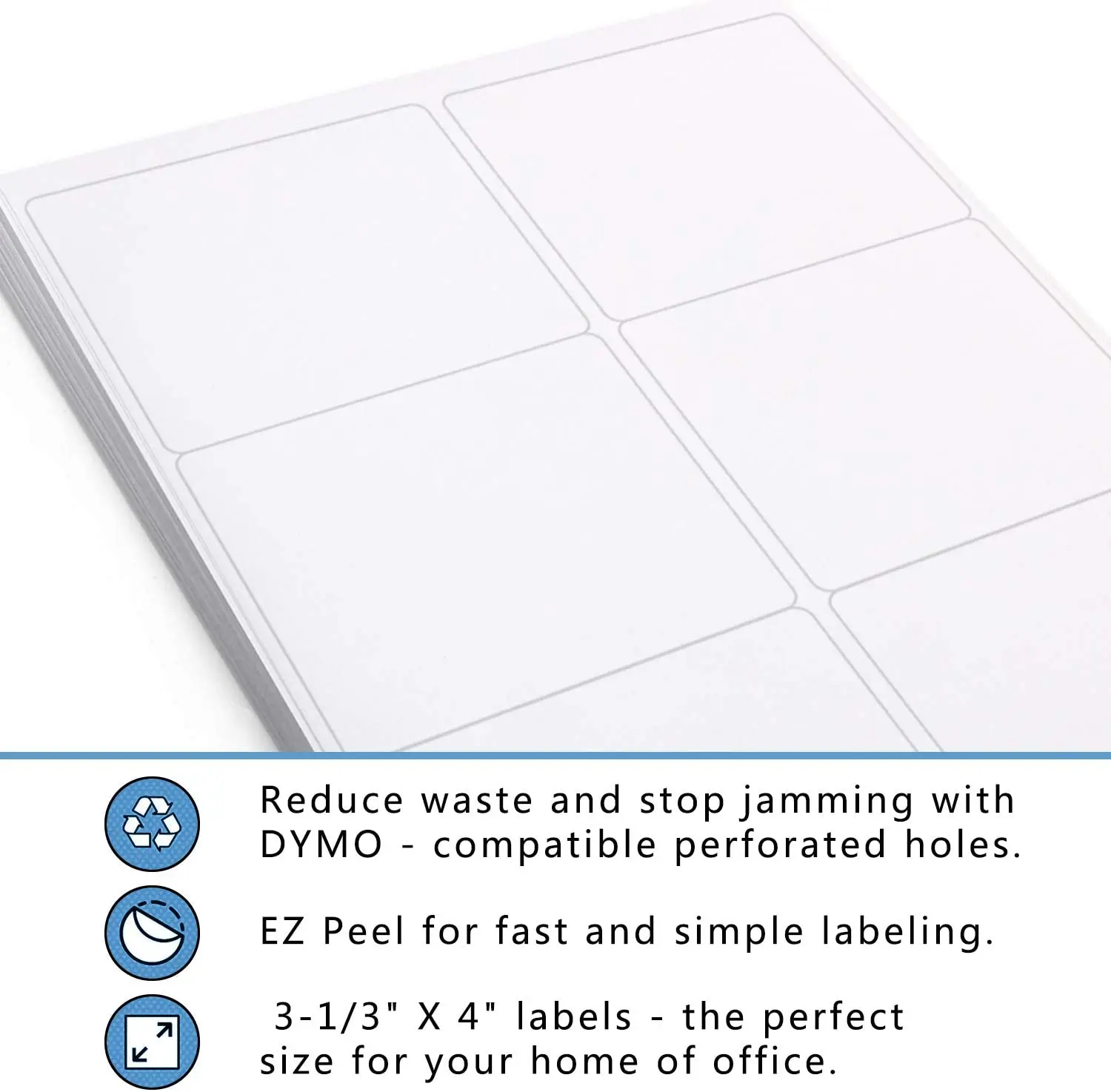 Adhesive Printing Label Sticker Paper A4 Sticker Size 6 Labels Per Sheet or 30 Labels a sheet For Laser/Inkjet Printer