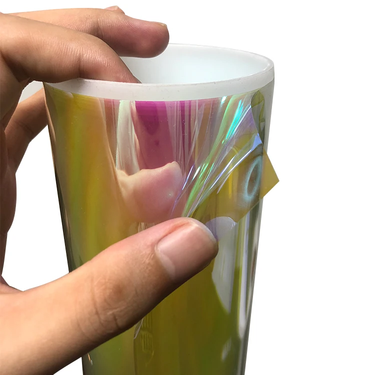 Architecture Building Glass Rainbow film color-changing decoration rainbow Architecture film Shopping malls, office buildings