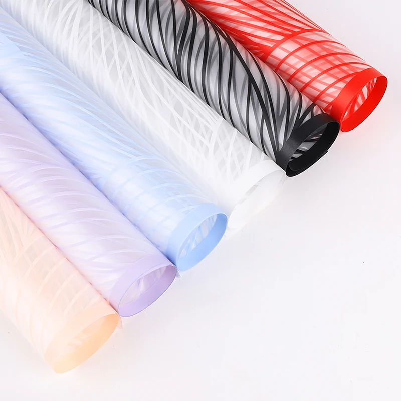 2024 Luxury 58*58cm Mexican Flower Wrapping Paper Quicksand Design Printed Flower Packaging Paper for Florist